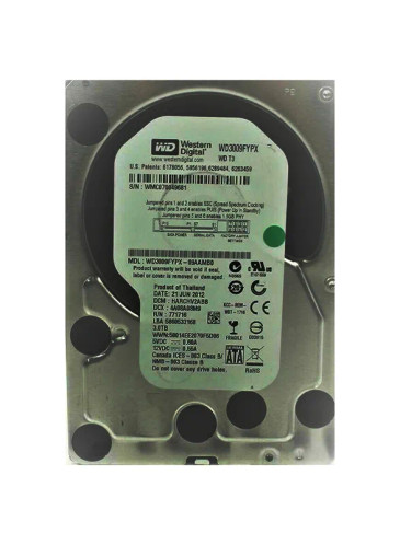 WD3009FYPX - Western Digital 3TB 5400RPM SATA 6Gb/s 3.5" HDD