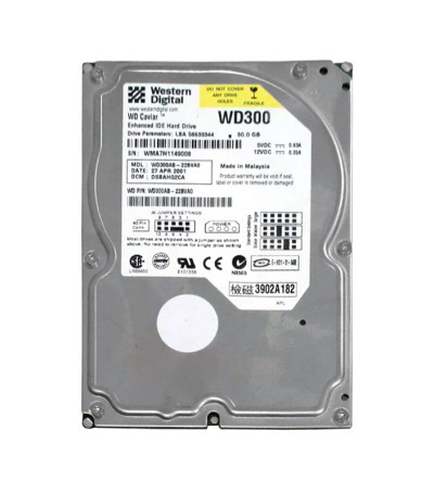 WD300AB-22BVA0 - Western Digital 30GB 5400RPM EIDE 2MB 3.5" HDD