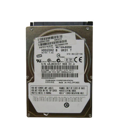 K000057860 - TOSHIBA 160GB 5400RPM SATA 2.5" HDD
