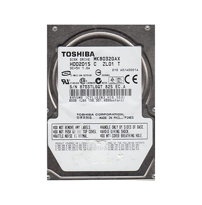 Toshiba 80GB 5400RPM IDE ATA-6 Hard Drive for Laptops