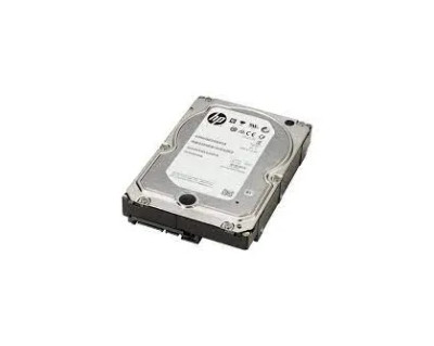 HP 160GB 7200RPM SATA 3Gb/s 8MB Cache 3.5-Inch Hard Drive mounted in a server rack