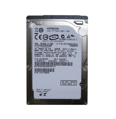 HTE545032B9A300 - Hitachi 320GB 5400RPM SATA 8MB 2.5" HDD