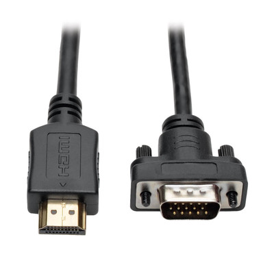 Tripp Lite 1.83m HDMI to VGA Active Converter Cable, Low-Profile HD15 M/M, 1920 x 1200/1080p, compatible with monitors