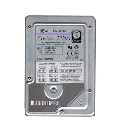 AC23200-00LB - Western Digital 3.2GB 5400RPM EIDE 3.5" HDD