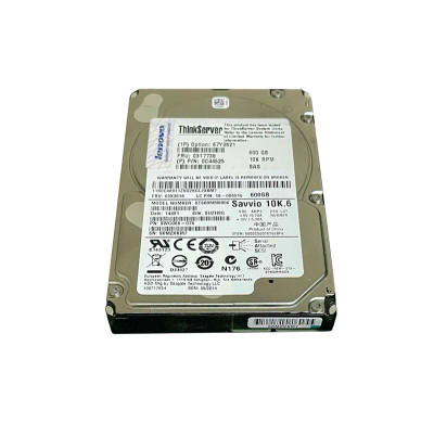 67Y2621 - Lenovo 600GB 10000RPM SAS 6Gb/s 2.5" HDD