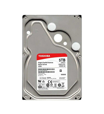 HDETR10 - TOSHIBA 5TB 7200RPM SATA 6Gb/s 128MB 3.5" HDD
