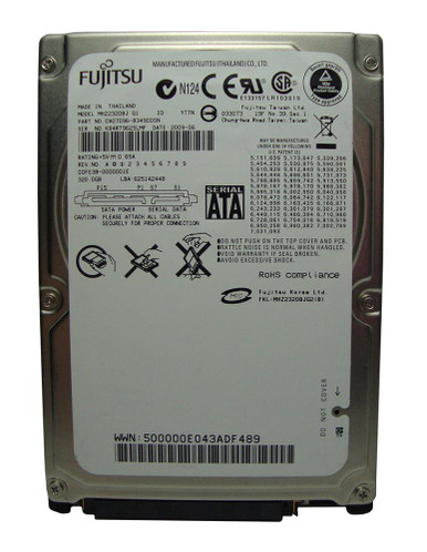 CA07096-B34900SN - Fujitsu 320GB 7200RPM SATA 16MB 2.5" HDD