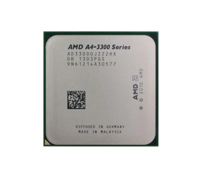 AMD A4-3300 Dual-core 2.5GHz Processor for Socket FM1 - AD3300OJHXBOX - CPU compatible with FM1 motherboards