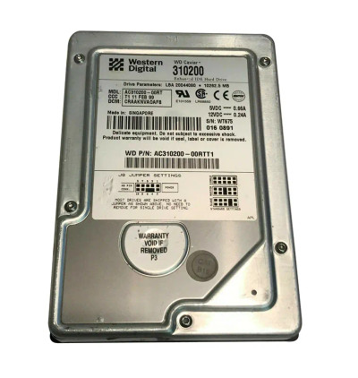 AC310200 - Western Digital 10.2GB 5400RPM IDE 512KB 3.5" HDD