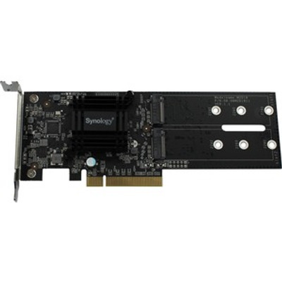 Synology Dual M.2 SSD Adapter Card for M2D18 - compatible with Synology servers - mounted in a server rack