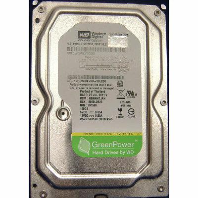 WD1600AVVS-00L2B0 - Western Digital 160GB 7200RPM SATA 3.5" HDD