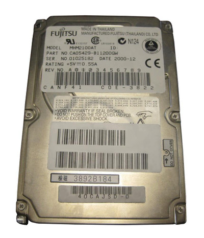 MHM2100AT - Fujitsu 10GB 4200RPM ATA-66 2.5" Mobile HDD