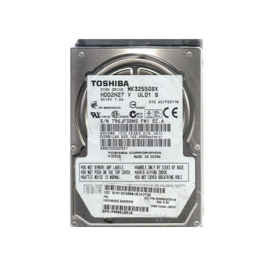 HDD2H27V - TOSHIBA 320GB 5400RPM SATA 8MB 2.5" HDD