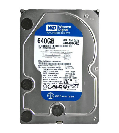 WD6400AAKS-00A7B0 - Western Digital Caviar Blue 640GB 7200RPM Hard Drive