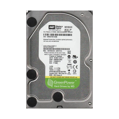 Western Digital AV-GP 1TB 5400RPM SATA 6Gb/s 16MB Cache Hard Drive for RoHS 3.5-Inch Servers
