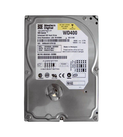 WD400AB-00CMB0 - Western Digital 40GB 5400RPM EIDE 2MB 3.5" HDD