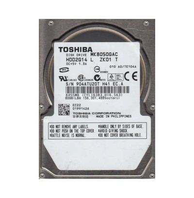 Toshiba 80GB 4200RPM IDE Ultra ATA/100 2.5-Inch Hard Drive for Laptops