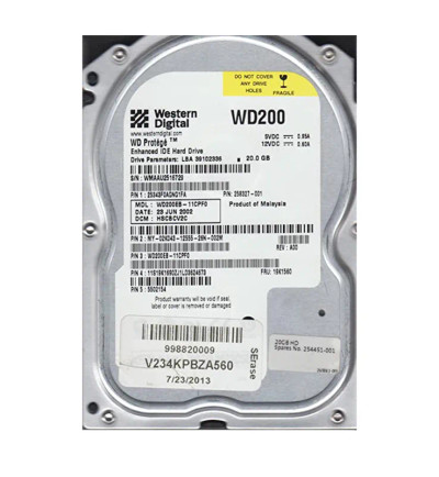 WD200EB-11CPF0 - Western Digital 20GB 5400RPM EIDE 2MB 3.5" HDD