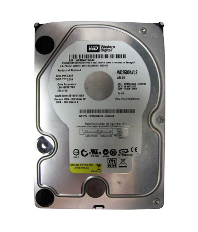 WD2500AVJS-63WDA0 - Western Digital 250GB 7200RPM SATA 3.5" HDD
