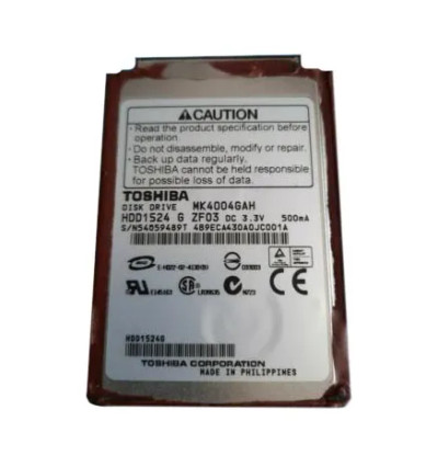 HDD1524 - TOSHIBA 40GB 4200RPM IDE 1.8" HDD