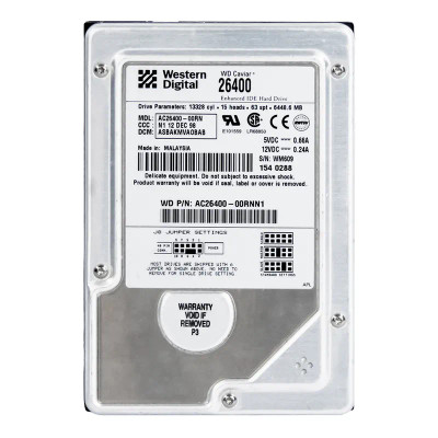 AC26400-00RN - WESTERN DIGITAL 6.4GB 5400RPM EIDE 3.5" HDD