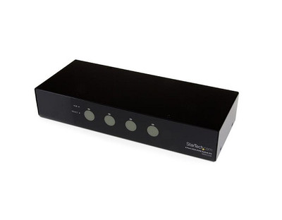 StarTech 4-Port USB 3.0 VGA KVM Switch with Audio - SV431U3A - Compatible with ProLiant DL360p Gen8 servers
