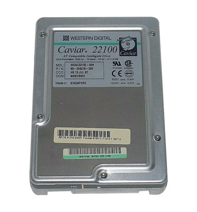 Western Digital Caviar 22100 2.1GB IDE Hard Drive for 3.5-Inch Drive Bay