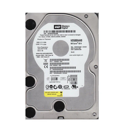 WD5000AAKB-22UKA0 - Western Digital 500GB 7200RPM EIDE 16MB 3.5" HDD