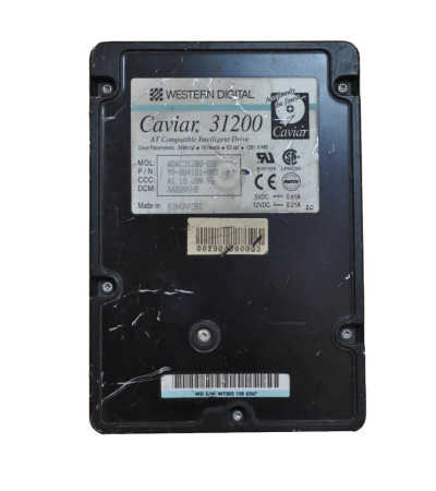 WDAC31200-00F - Western Digital 1.2GB 4500RPM EIDE 3.5" HDD