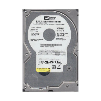 WD2500JS-55MHB0 - Western Digital 250GB 7200RPM SATA 3.5" 8MB HDD