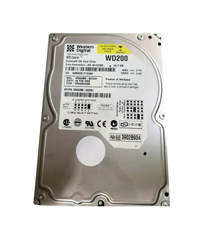 WD200BB-32CXA0 - Western Digital 20GB 7200RPM EIDE 2MB 3.5" HDD