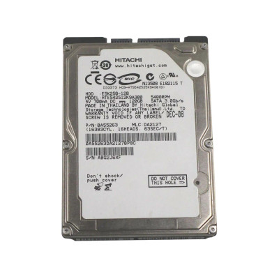 Hitachi Travelstar E5K250 120GB 5400RPM SATA Hard Drive for Laptops