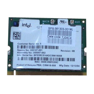 350057-002 - HP Mini PCI 802.11b/g 54Mbps Wireless Network Card