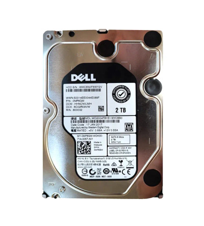 Dell 2TB 7200RPM SATA 6Gb/s 64MB Cache Hard Drive for MP6GM, 3.5 - Compatible with Dell servers