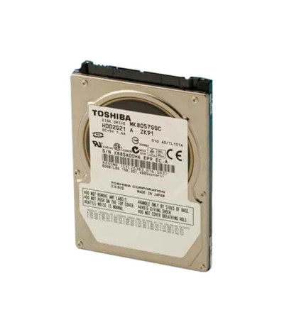 Toshiba 80GB 4200RPM SATA 1.5Gb/s 8MB Cache 2.5-Inch Hard Drive for laptops