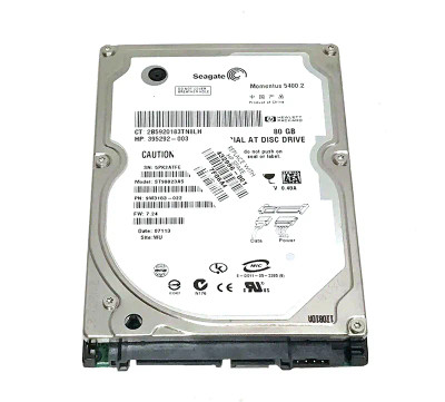 432996-001 - HP 80GB 5400RPM SATA 2.5" HDD