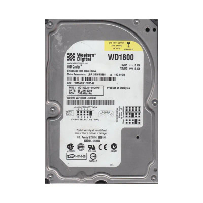 WD1800JB-50DUA0 - Western Digital 180GB 7200RPM EIDE 8MB 3.5" HDD