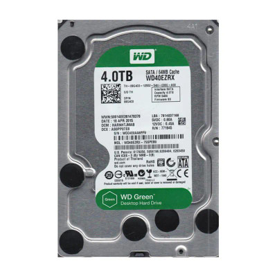 WD Green 4TB 5400RPM SATA 6Gb/s Hard Drive for ProLiant DL360p Gen8 Servers