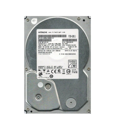 HDS5C3015ALA632 - Hitachi 1.5TB 5400RPM SATA 6Gb/s 32MB 3.5" HDD