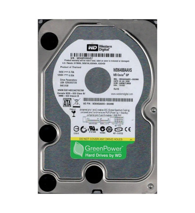 Western Digital Caviar Green 640GB 7200RPM SATA 3Gb/s Hard Drive for 3.5-inch servers