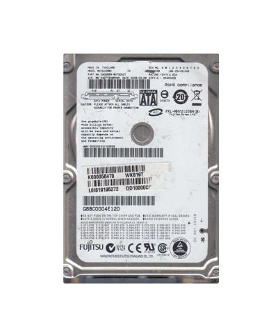 Toshiba 120GB 5400RPM SATA 1.5Gb/s 8MB Cache 2.5-Inch Hard Drive for laptops.