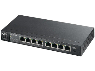 GS1100-8HP - ZyXEL GS1100-8HP 8-Port Gigabit PoE+ Switch