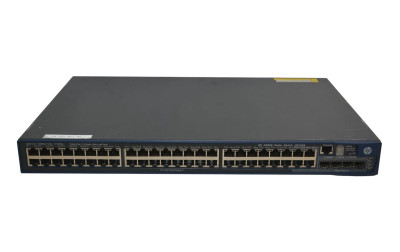 HP A5500-48G Layer 4 Managed Gigabit Ethernet Switch, 48 x 10/100/1000Base-T Ports, 4 x SFP, Stackable - JD370-61001