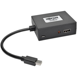 B155-002-HD-V2 - TRIPP LITE 2-Port Mini DisplayPort 1.2 to HDMI 4K Adapter