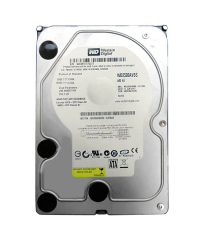 Western Digital AV 250GB SATA Hard Drive for ProLiant DL360p Gen8 Servers