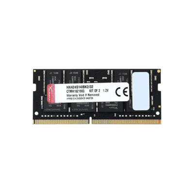 HX424S14IBK2/32 - Kingston 32GB DDR4-2400MHz CL17 260-Pin SoDIMM Memory