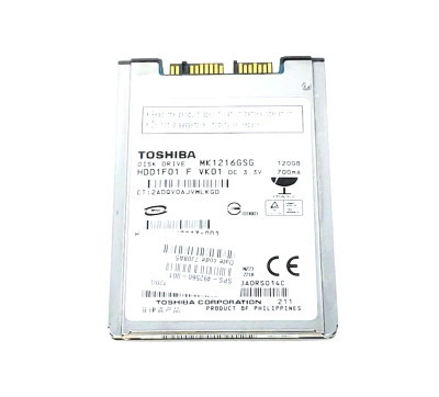 HDD1F01 - TOSHIBA 120GB 5400RPM SATA 1.8" HDD