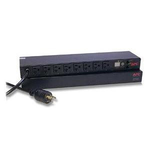 APC AP7901 120V 20A 8 NEMA 5-20R 1U Rackmount PDU for Server Racks