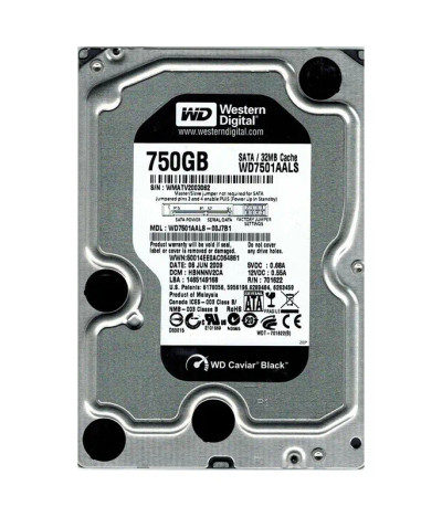 WD7501AALS-00J7B1 - Western Digital 750GB 7200RPM SATA 3Gb/s 32MB 3.5" HDD