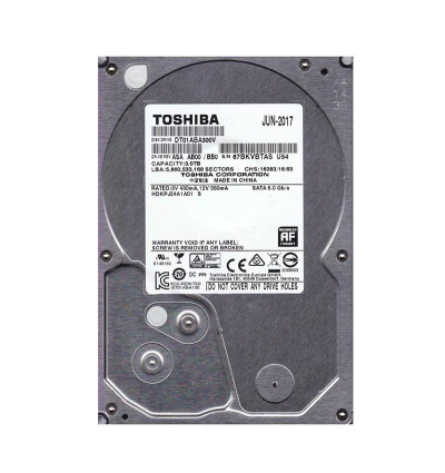 DT01ABA300V - TOSHIBA 3TB SATA 6Gb/s 5940RPM 3.5" HDD